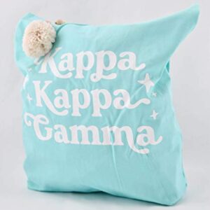 Sorority Shop Kappa Kappa Gamma Retro Pom Pom Tote Bag