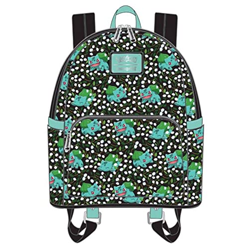 Loungefly Pokemon Bulbasaur All Over Print AOP Womens Double Strap Shoulder Bag Purse