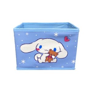 kerr’s choice collapsible storage bin kawaii storage box blue foldable baskets | kawaii office desk room decoration cute room decor