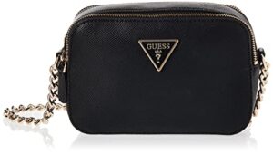 guess womens noelle crossbody camera, black, one size us