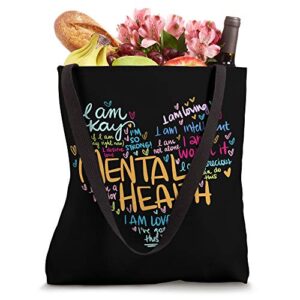 Mental Health Awareness Gifts Depression Tote Bag