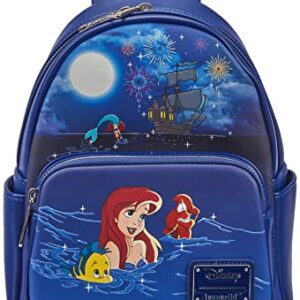 Loungefly Disney The Little Mermaid Ariel Womens Double Strap Shoulder Bag Purse