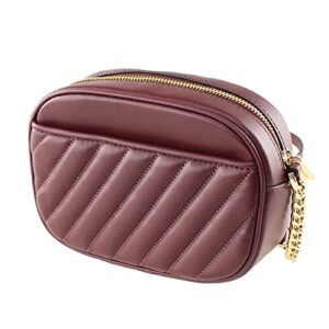 Rose Small Quilted Crossbody Bag