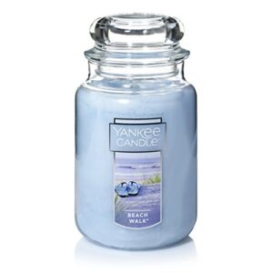 Yankee Candle Large Jar Candle Beach Walk & Large Jar Candle Clean Cotton