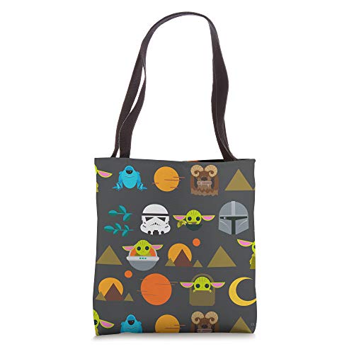 Star Wars The Mandalorian The Child Creature Collage Tote Bag