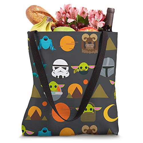 Star Wars The Mandalorian The Child Creature Collage Tote Bag