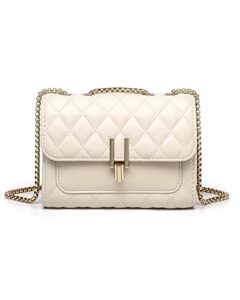 yxbqueen women’s crossbody handbags white purses and handbags quilted chain purse small satchel handbags