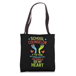 school counselor national school counseling week teacher tote bag