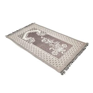 Ottoman Turkish Style Muslim Prayer Rug, Floral Pattern Prayer Mat (One Thin Prayer Rug)