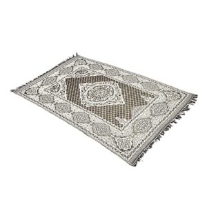 Ottoman Turkish Style Muslim Prayer Rug, Floral Pattern Prayer Mat (One Thin Prayer Rug)