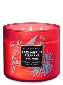white barn bbw passionfruit & banana flower 3 wick candle 2020