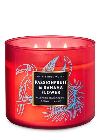 White Barn BBW Passionfruit & Banana Flower 3 Wick Candle 2020