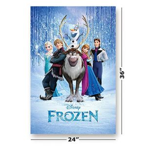 POSTER STOP ONLINE Frozen 1 & 2-2 Piece Movie Poster Set (Regular Styles) (Size: 24" x 36" each)