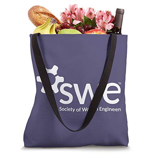 SWE White Logo Tote Bag