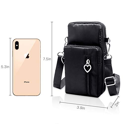 BIAOTIE Lightweight Small Crossbody bags Cell Phone Purses Travel Pouch Shoulder Bag for Women (D-01)