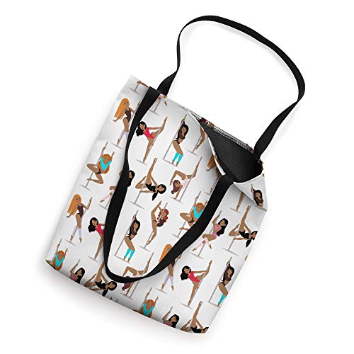 Pole Dancer Gifts Pole Dancing Fitness Sexy Black Queen Tote Bag