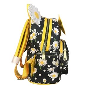 Loungefly Disney Minnie Mouse Daisies Womens Double Strap Shoulder Bag Purse