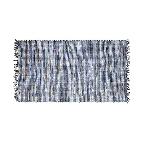 French Connection Home Halima Denim Chindi 28" x 48" Moroccan Accent Rug, Halima