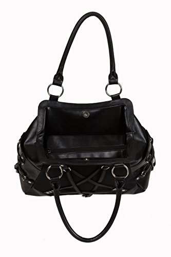 Lost Queen Stand Still Handbag Woven Pentagram Gothic Alternative Purse Bag