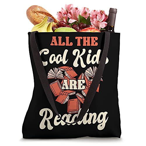 All The Cool Kids Are Reading Tote Bag