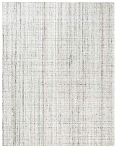 SAFAVIEH Abstract Collection 8' x 10' Green / Sage ABT143Y Handmade Area Rug