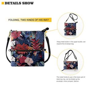 doginthehole Cute Sloth Print Shoulder Bag for Women Leather Crossbody Bag Floral Style Girl Purse Casual Travel Tote Handbag