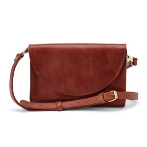 Nisolo Cleo Convertible Crossbody Bags - Leather Small Handbags Bags For Women - with Interior Wallet & Adjustable Strap