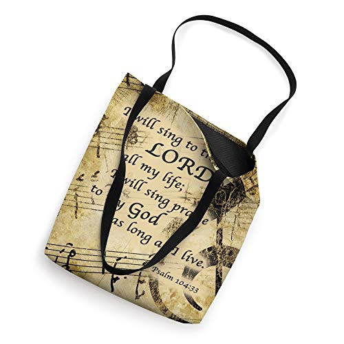 Christian Music | Religious Quote Tote Bag