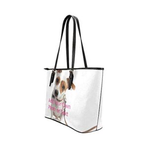 Personalized Bags and Totes for Women, Custom Photo & Text Leather Shoulder Handbags, Wedding Best Frind Gifts