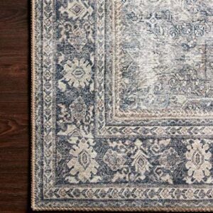 Loloi II Wynter Collection WYN-07 Grey/Charcoal, Traditional 8'-6" x 11'-6" Area Rug