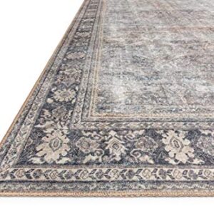 Loloi II Wynter Collection WYN-07 Grey/Charcoal, Traditional 8'-6" x 11'-6" Area Rug