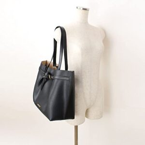 Michael Kors Emilia Large Tote Leather Shoulder Purse Handbag in Black