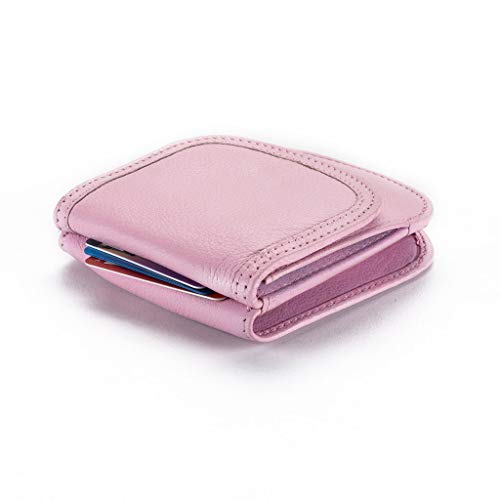 Taxi Wallet - Soft Leather, Ballet Slipper Pink – A Simple, Compact, Front Pocket, Folding Wallet, that holds Cards, Coins, Bills, ID – for Men & Women