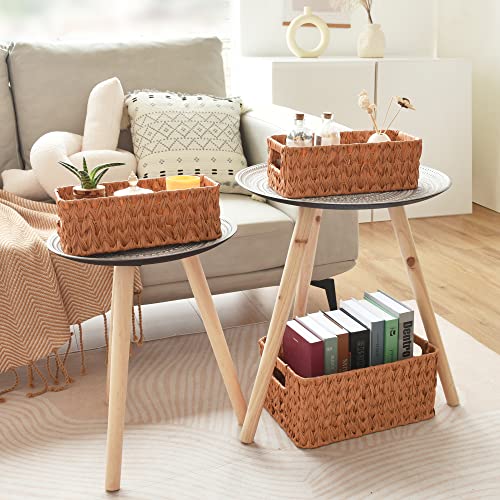 GRANNY SAYS Bundle of 2-Pack Wicker Baskets & 3-Pack Wicker Storage Baskets for Organizing