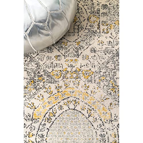 nuLOOM Minta Vintage Runner Rug, 2' 6" x 10', Gold