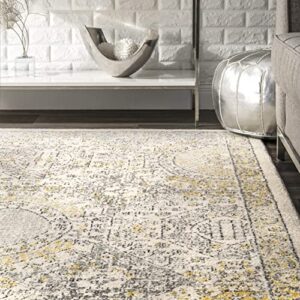 nuLOOM Minta Vintage Runner Rug, 2' 6" x 10', Gold