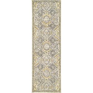 nuLOOM Minta Vintage Runner Rug, 2' 6" x 10', Gold