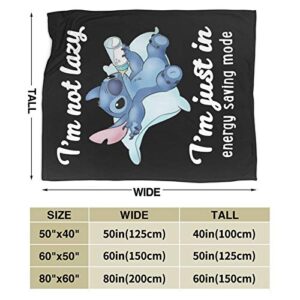 Anime Cartoon Blanket,Christmas Super Soft Flannel Throw Blanket Warm Comfortable Blanket Gifts for Kids Adults All Season 50*40