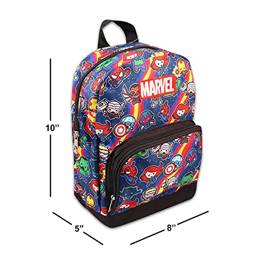 Fast Forward New York Marvel Avengers Mini Backpack for Women -- Canvas Marvel Avengers Backpack Purse Shoulder Bag for Adults, Teens, Marvel avengers backpack for women