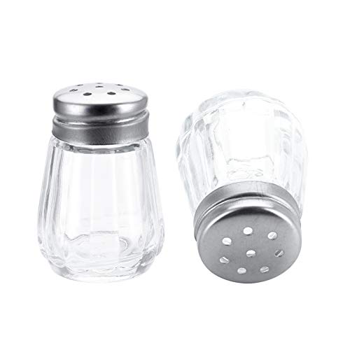 TOPZEA Set of 30 Salt and Pepper Shakers, 0.5 Oz Mini Clear Salt and Pepper Holders Spice Shaker Glass Kitchenware for Home, Wedding, Car Camping, RV, Beach Vacation