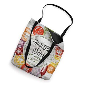 Funny Organic Food Just Kidding Its Wine Shopping Bag Tote Tote Bag