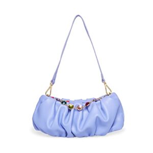 betsey johnson womens it’s betsey johnson it s a party shoulder bag, periwinkle, one size us