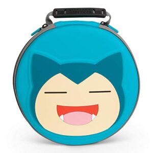 powera pokemon carrying case for nintendo switch or nintendo switch lite – snorlax, protective case, gaming case, console case – nintendo switch