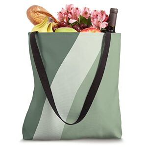 Modern Abstract Minimalist Neutral Wave in Sage Green Tote Bag