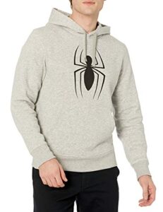 amazon essentials disney star wars men’s fleece pullover hoodie sweatshirts, marvel spider-man, medium