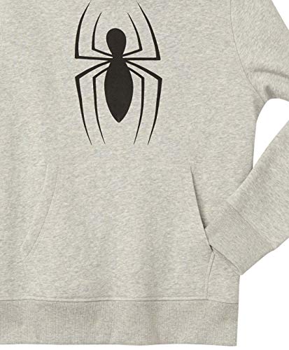 Amazon Essentials Disney Star Wars Men's Fleece Pullover Hoodie Sweatshirts, Marvel Spider-Man, Medium