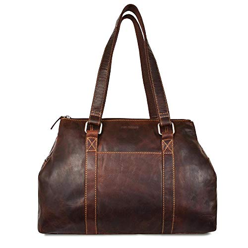 Voyager Satchel Bag #7815 (Brown)