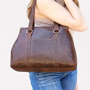 Voyager Satchel Bag #7815 (Brown)