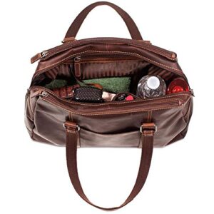 Voyager Satchel Bag #7815 (Brown)