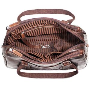 Voyager Satchel Bag #7815 (Brown)